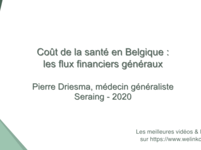 Coût de la santé en Belgique: flux financiers généraux