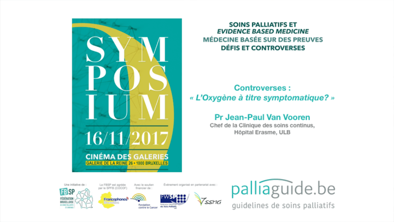 Soins Palliatifs et EBM - Controverses : l’oxygène à titre symptomatique