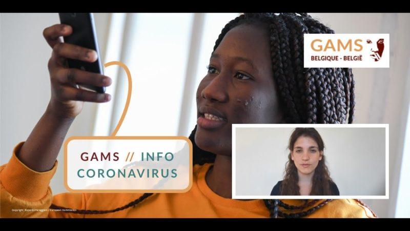 #Coronavirus #COVID19 | Le GAMS Belgique informe et soutient (français)