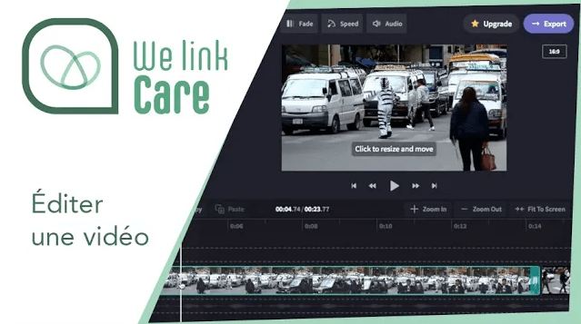 Comment éditer une vidéo gratuitement (Welinkcare)