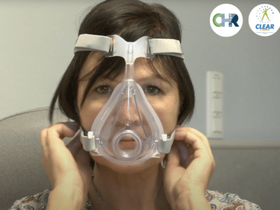 Ventilation non-invasive - Le placement du masque facial