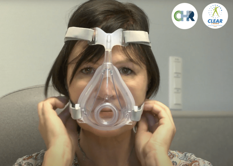 Ventilation non-invasive - Le placement du masque facial