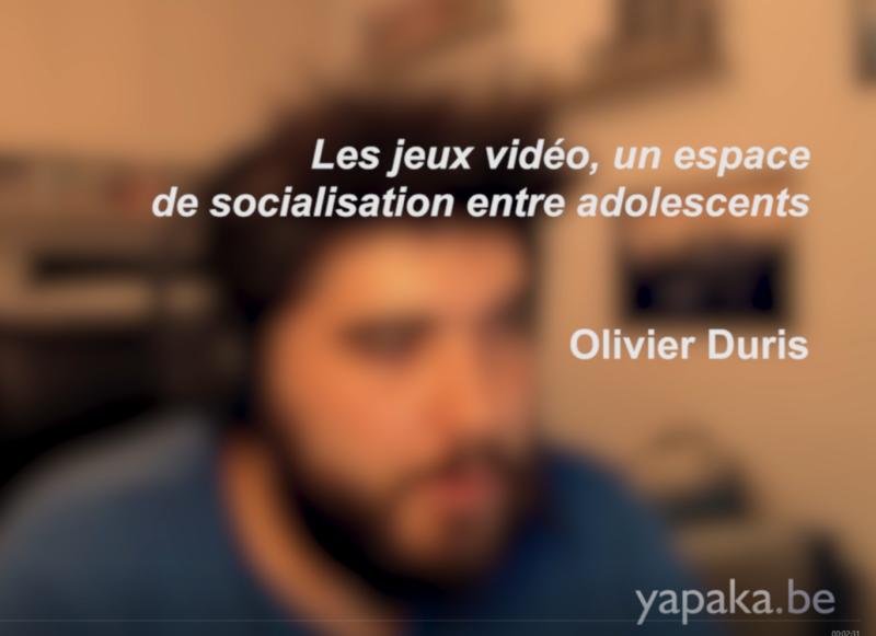 Les jeux vidéo, un espace de socialisation entre adolescents (Olivier Duris)