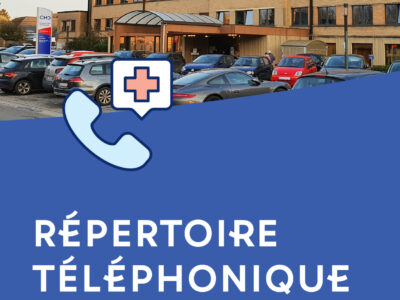Répertoire téléphonique des médecins de la Clinique CHC Waremme à l'attention des médecins généralistes.